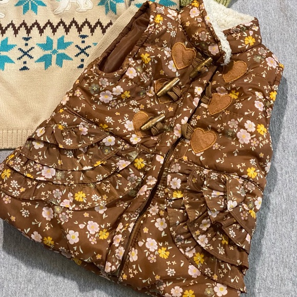 Juicy Crewcuts Girls Winter Sweater Vest Bundle Lot Mixed Sizes Kids - Picture 7 of 13